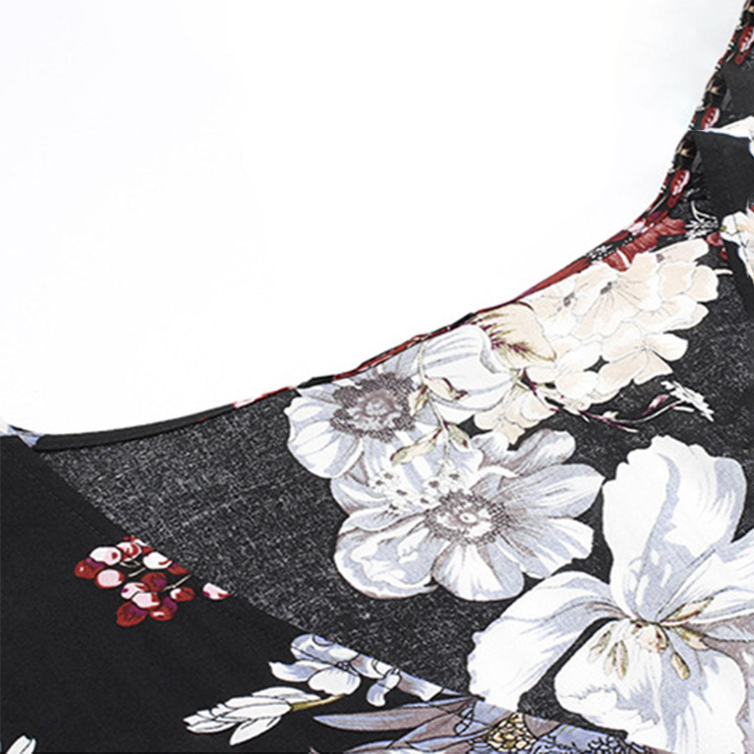 RAINA - Summer dress with floral print