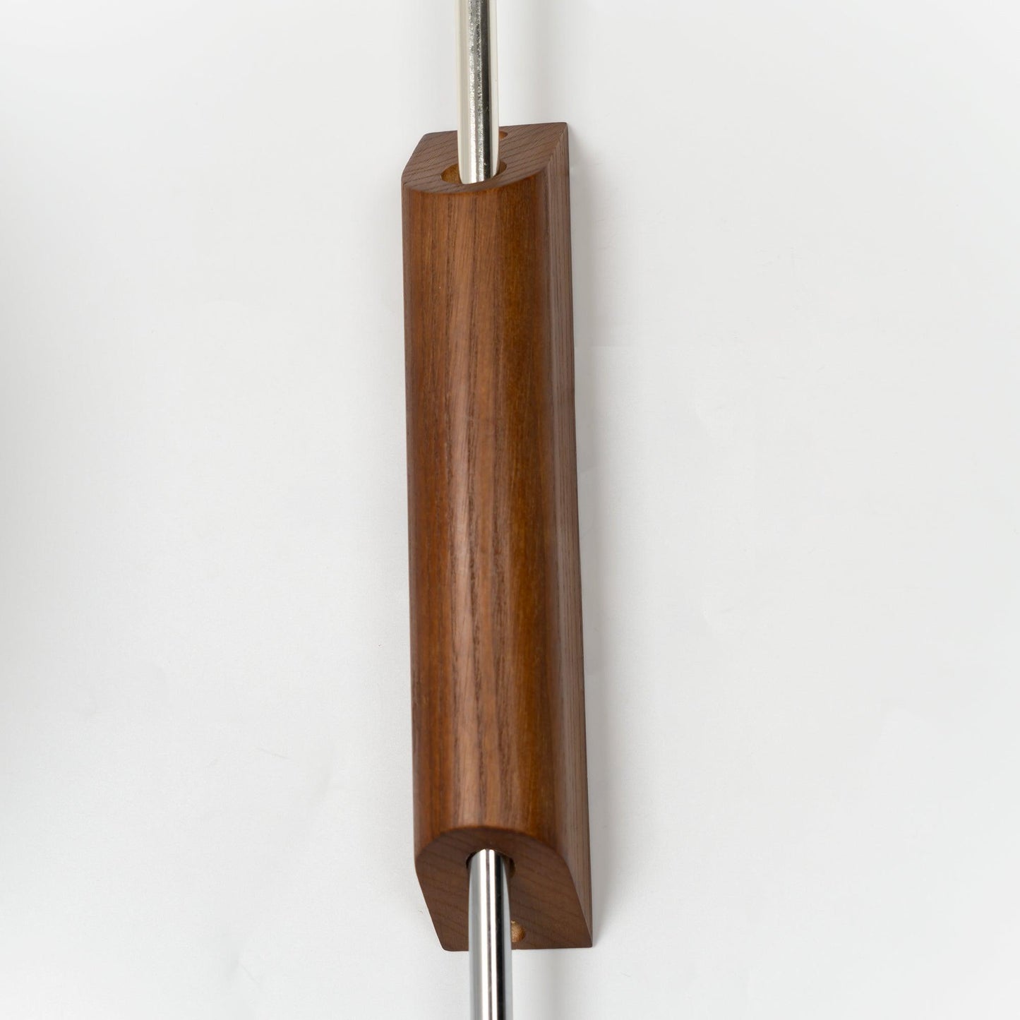 Nelson Wall Sconce | Mid-Century Modern Wall Light | Walnut & Metal Fixture | E26/E27 Ambient Indoor Lighting