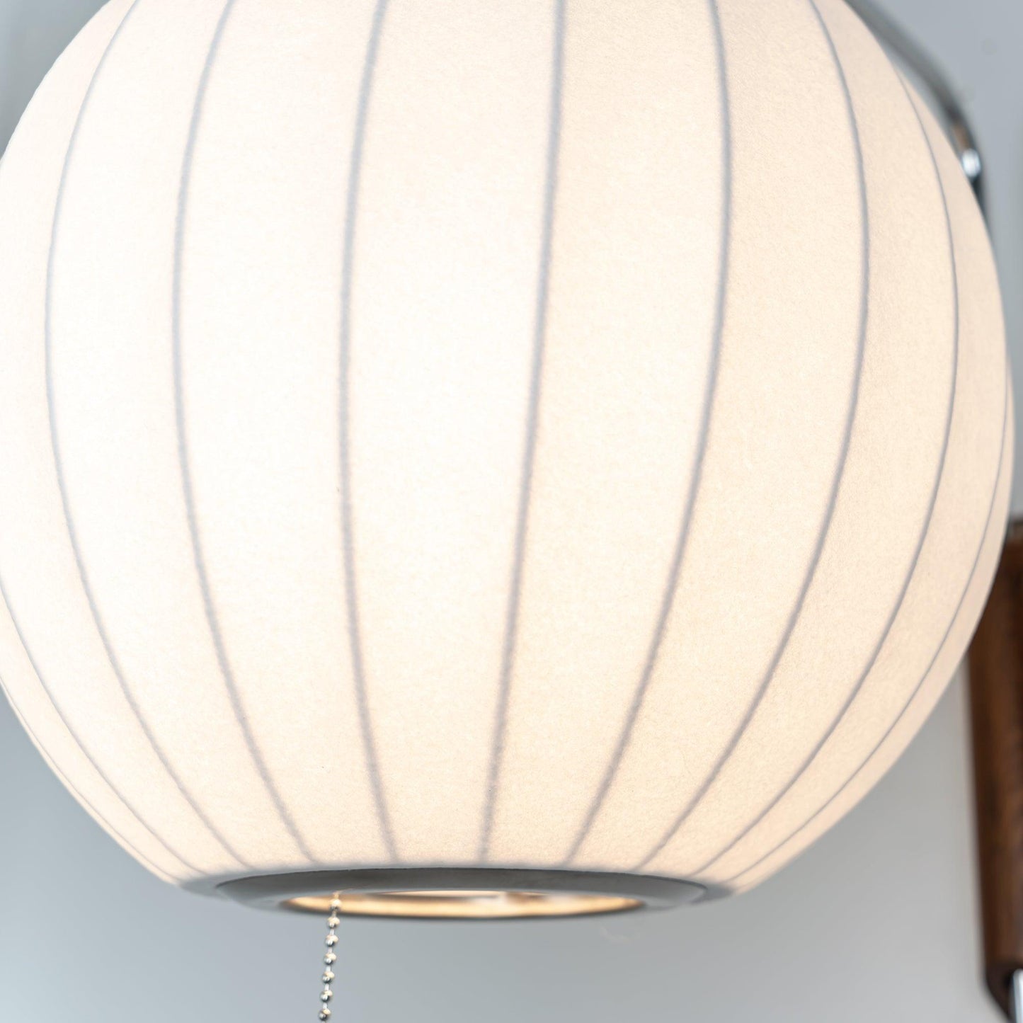 Nelson Wall Sconce | Mid-Century Modern Wall Light | Walnut & Metal Fixture | E26/E27 Ambient Indoor Lighting
