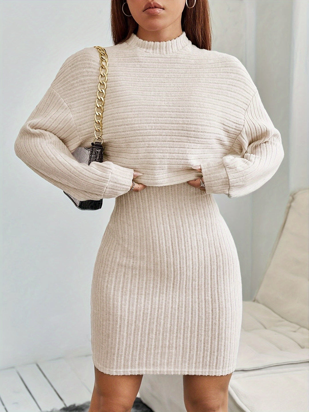 Women's | 2-Piece Set | Long Dress | Long Sleeve Top | Stylish | Chic | Comfortable