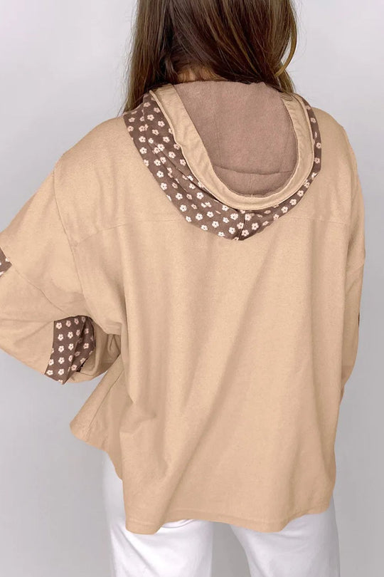 Drawstring Star Long Sleeve Hoodie | Casual &amp; Comfortable | Playful Streetwear Look