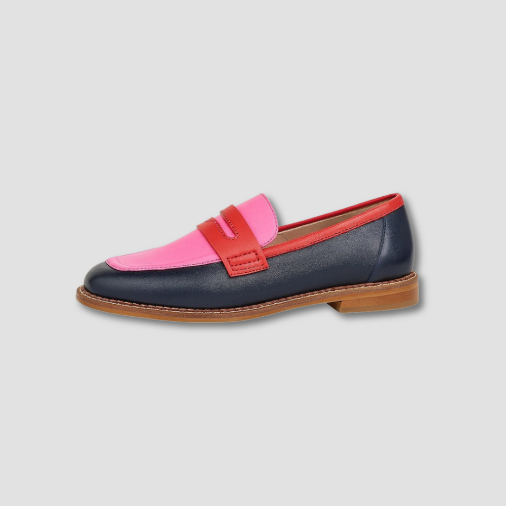 Women's Multicolored Moccasins | Round Toe | Everyday Comfort | Flat Shoes