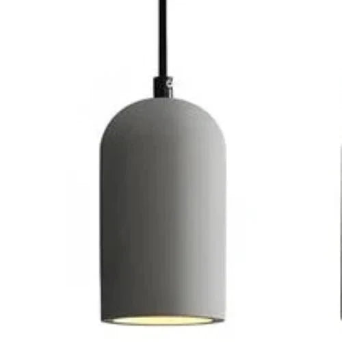 Concrete Pendant Lamp Industrial Modern Hanging Light | Compact Design | G4 LED | Adjustable Cord | Urban Interior Lighting