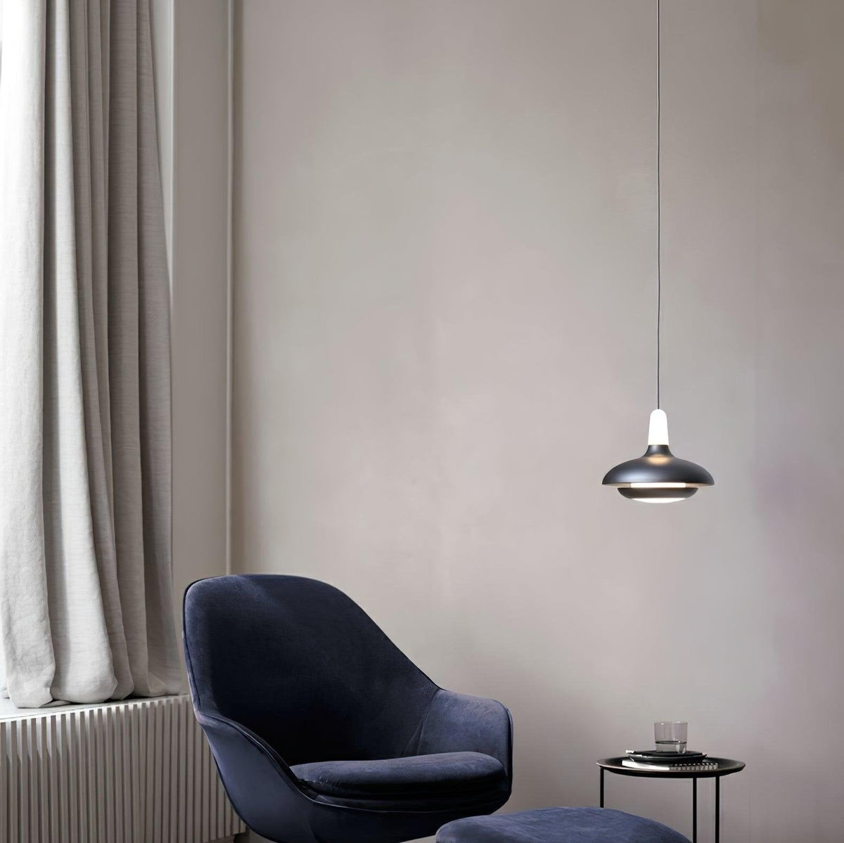 Fiji Pendant Lamp | Aluminum LED Pendant | Warm, Neutral & Cool Light | Modern Tropical Interior Lighting | 18x14cm