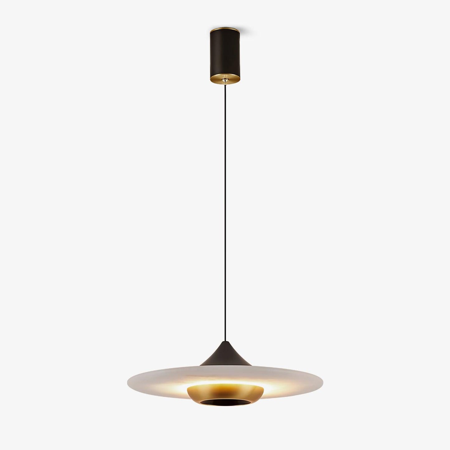 Marble Pendant Lamp Flying Saucer Design Modern LED Ceiling Light | Integrated LED | 3 Color Temperatures | Premium Indoor Lighting