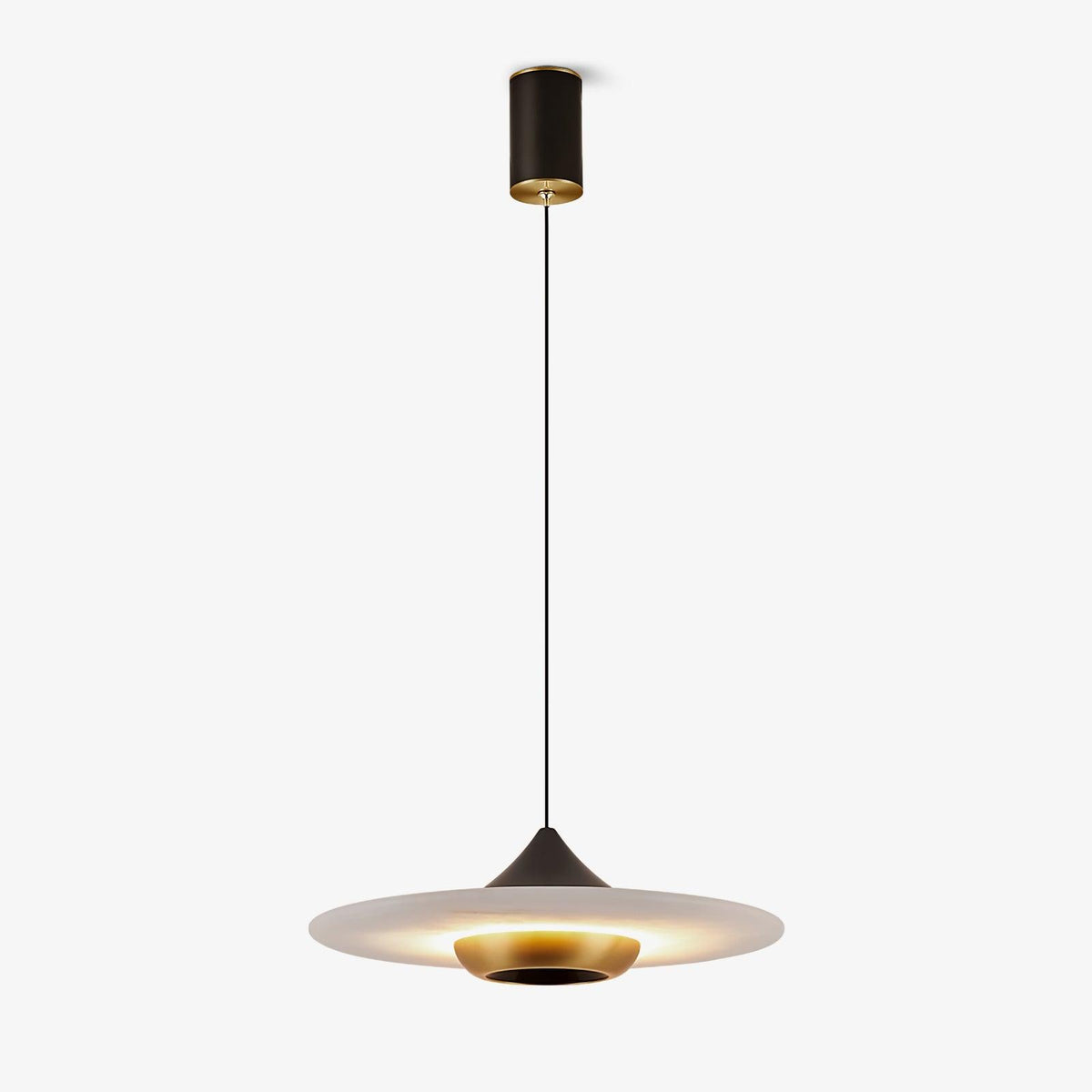 Marble Pendant Lamp Flying Saucer Design Modern LED Ceiling Light | Integrated LED | 3 Color Temperatures | Premium Indoor Lighting