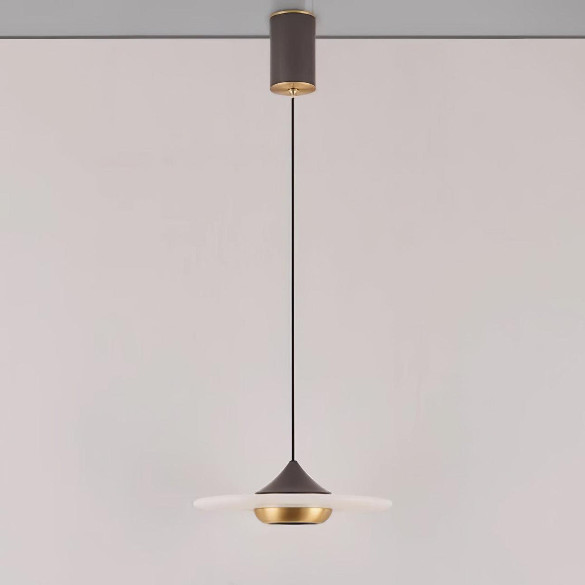 Marble Pendant Lamp Flying Saucer Design Modern LED Ceiling Light | Integrated LED | 3 Color Temperatures | Premium Indoor Lighting