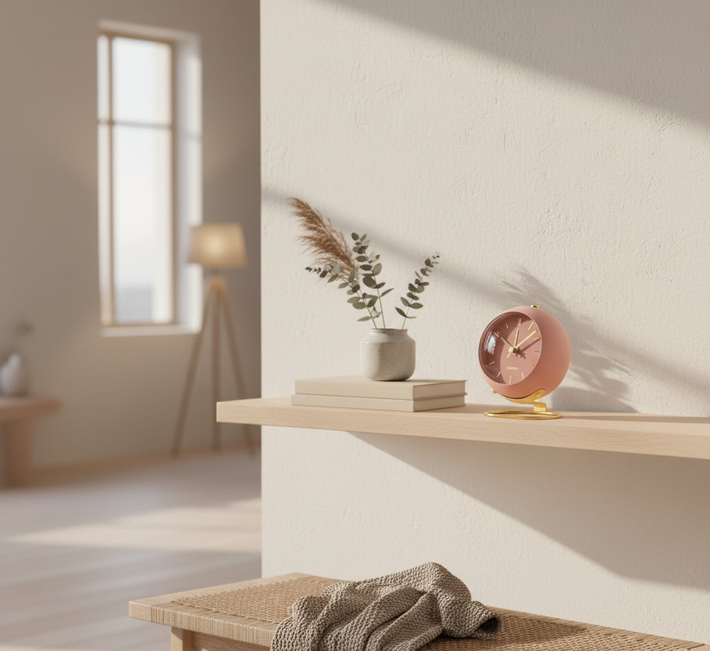 Buzzley Retro Wecker | Lautloos Uurwerk | Vintage Design | Metaalbehuizing