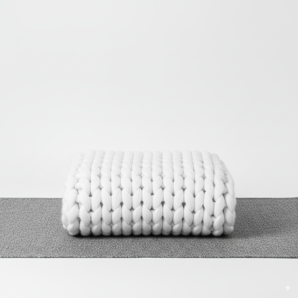 NordWeave | Elegant XXL Knit Blanket Made of Soft Yarn for Living & Bedrooms