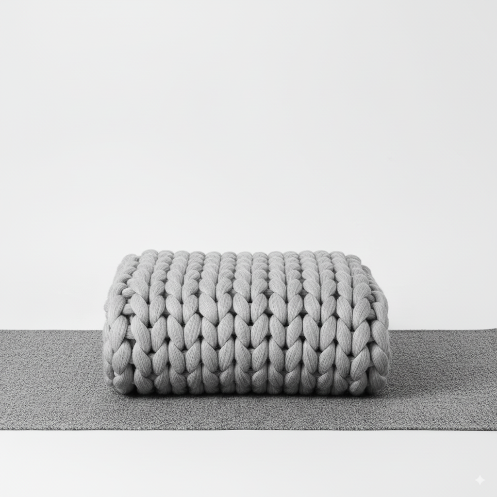 NordWeave | Elegant XXL Knit Blanket Made of Soft Yarn for Living & Bedrooms