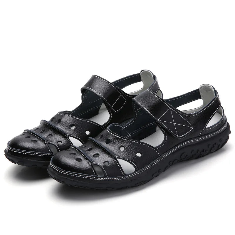 Women's Orthopedic Sandals with Full Front and Adjustable Straps