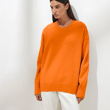 Basic Cashmere Look Sweater Women