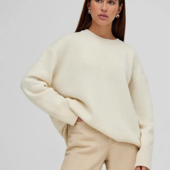 Basic Cashmere Look Sweater Women