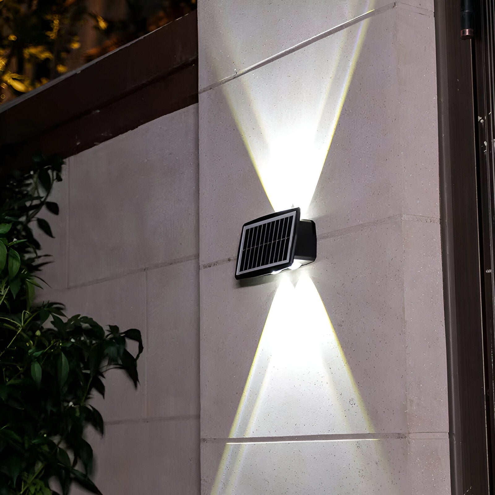 Auristia Solar LED Wall Lamp Up & Down | Waterproof Outdoor Wall Light | IP65 Wireless Facade Lighting