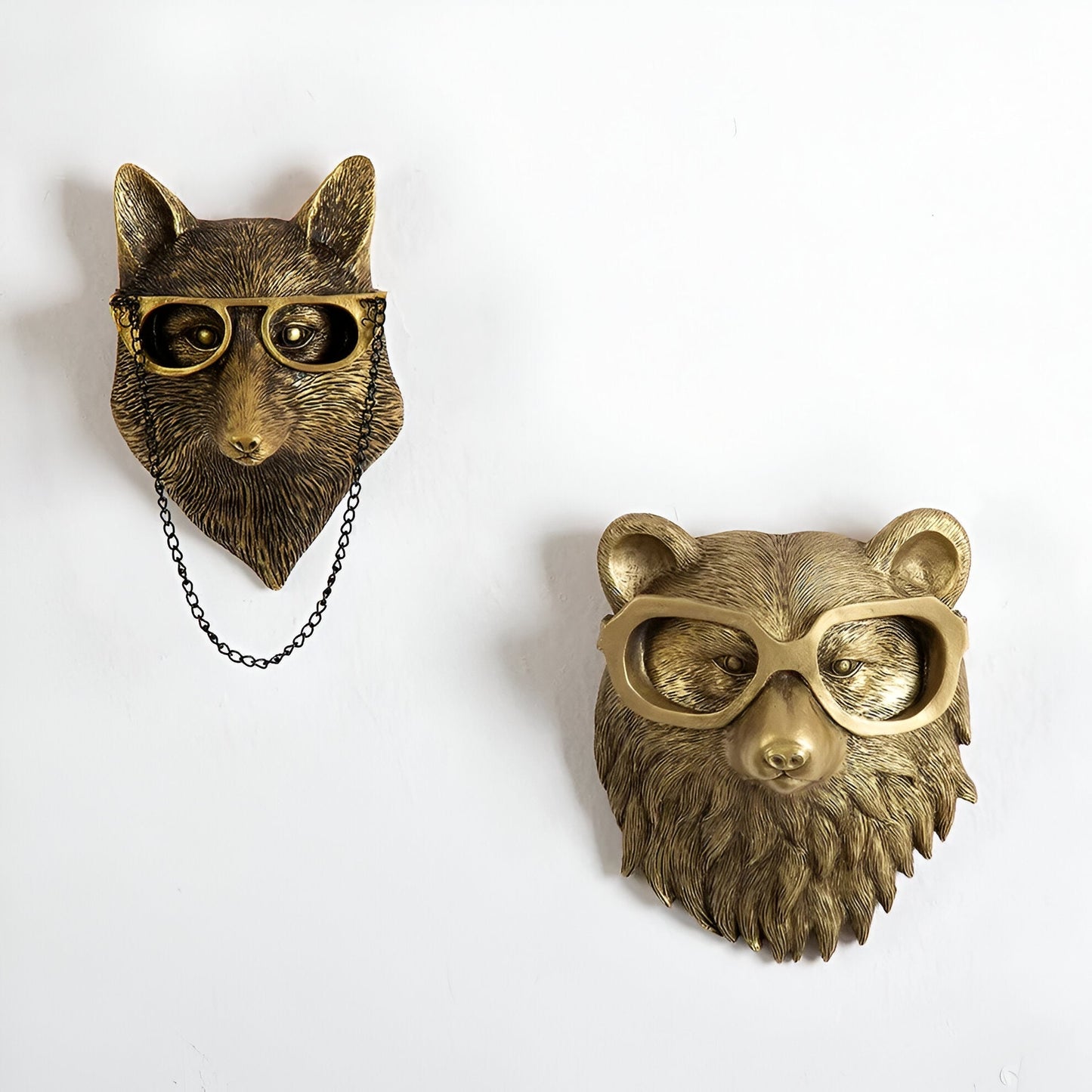 Golden Head | Multifunctional Wall Hook – Decorative Wall Storage
