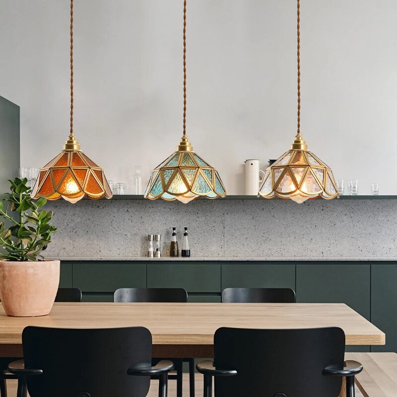 Stained Glass Pendant Lamp