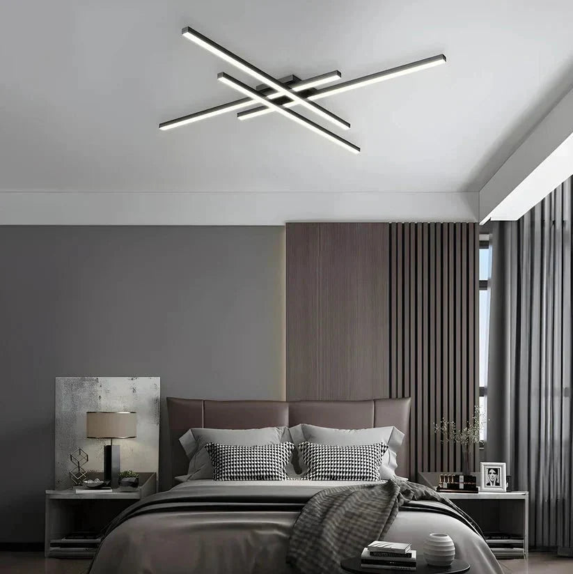 BOND Modern LED Ceiling Lamp | Aluminum & Acrylic | Dimmable Option | Contemporary Lighting for Home & Office