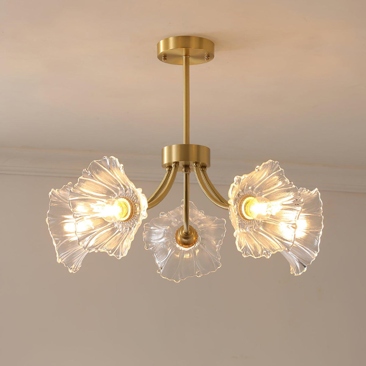 Kalin Flower Glass Chandelier