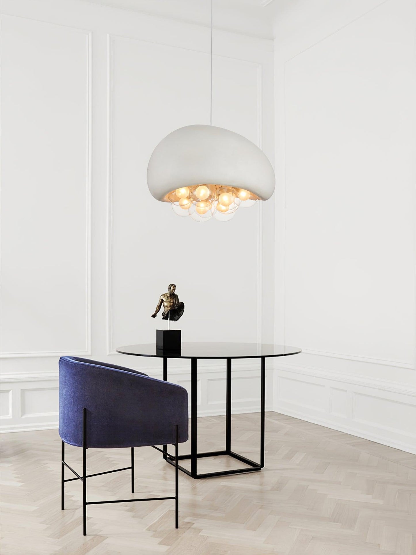 Bubble Pendant Lamp Cluster | Modern Sculptural Hanging Light | G9 Glass Spheres | Adjustable Suspension | Statement Ceiling Lighting