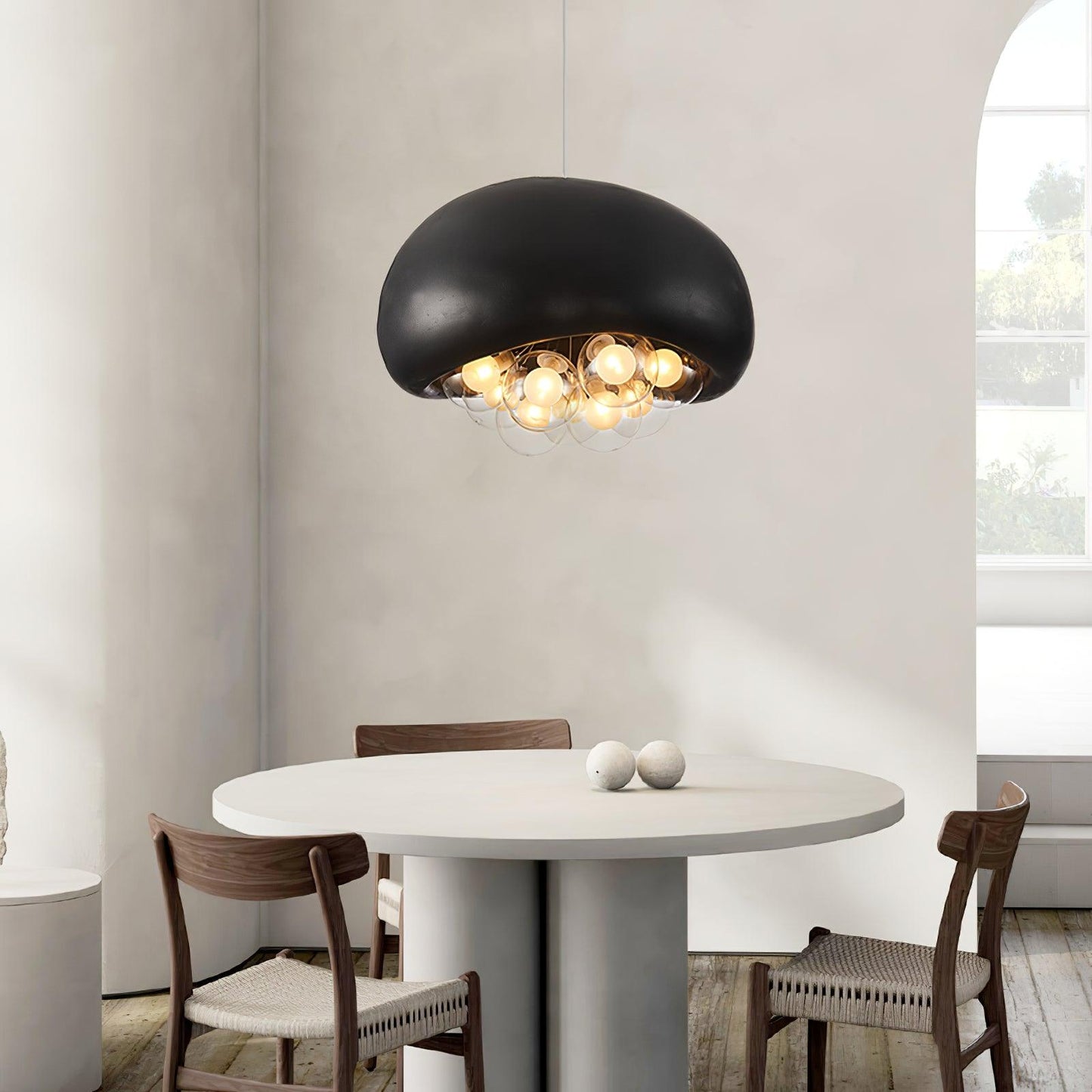 Bubble Pendant Lamp Cluster | Modern Sculptural Hanging Light | G9 Glass Spheres | Adjustable Suspension | Statement Ceiling Lighting