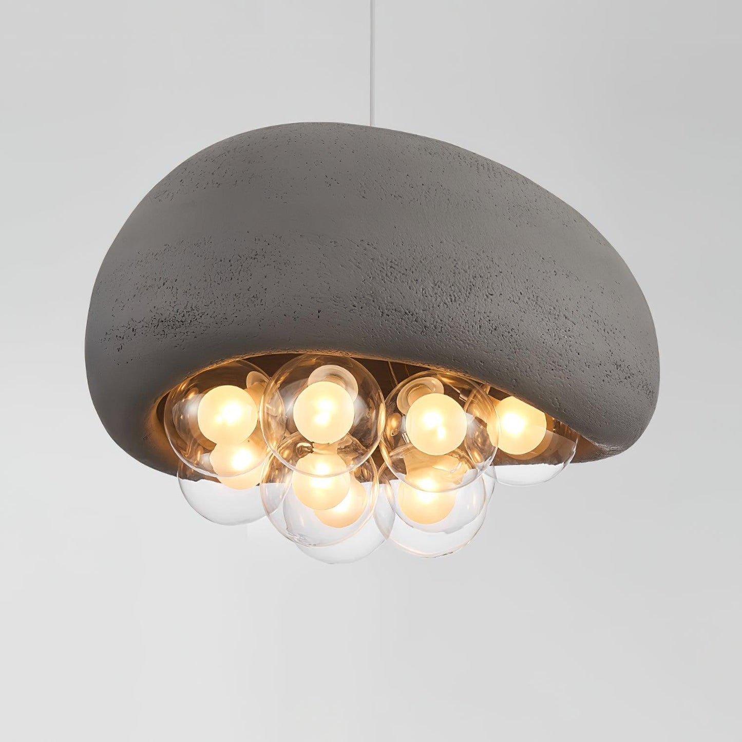 Bubble Pendant Lamp Cluster | Modern Sculptural Hanging Light | G9 Glass Spheres | Adjustable Suspension | Statement Ceiling Lighting