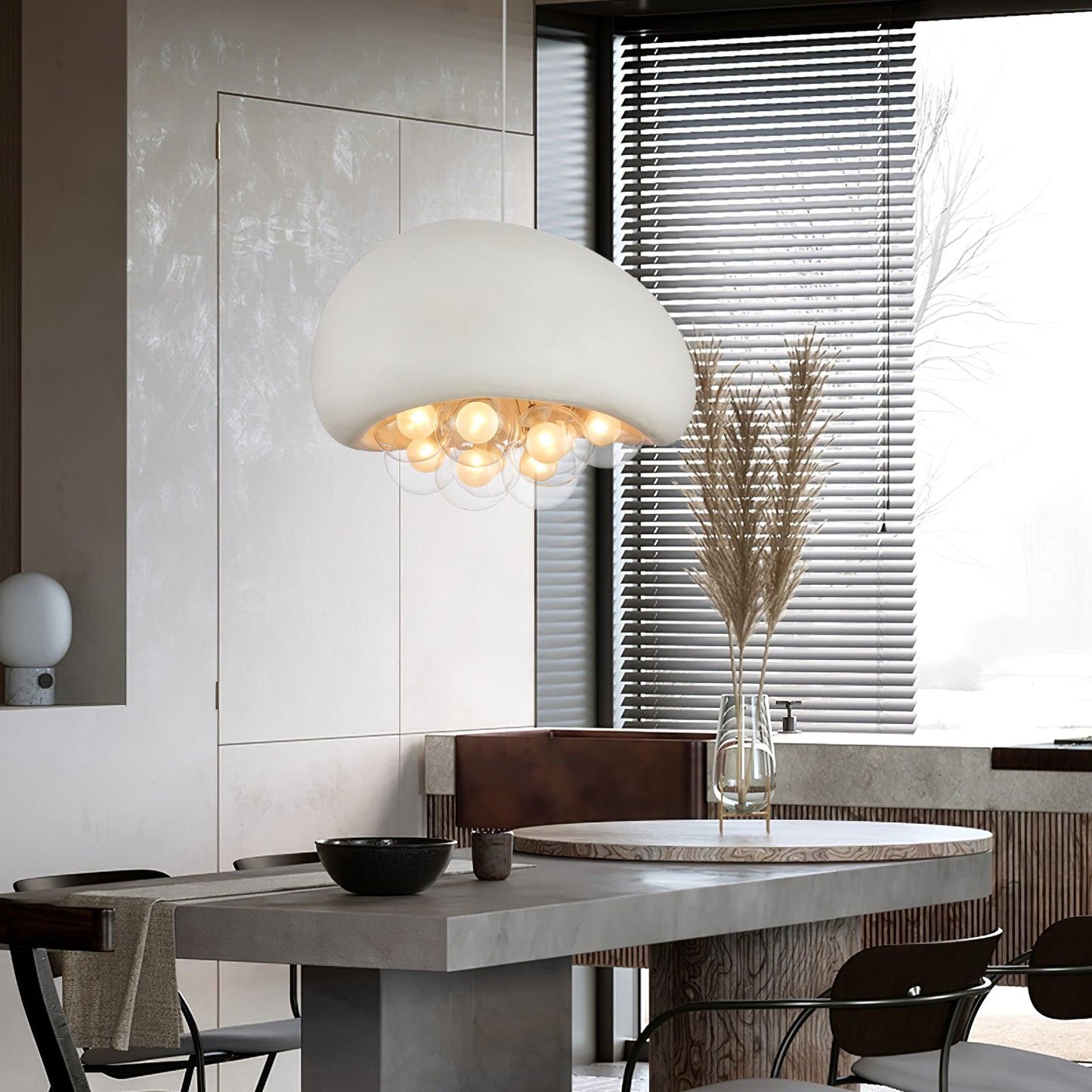 Bubble Pendant Lamp Cluster | Modern Sculptural Hanging Light | G9 Glass Spheres | Adjustable Suspension | Statement Ceiling Lighting
