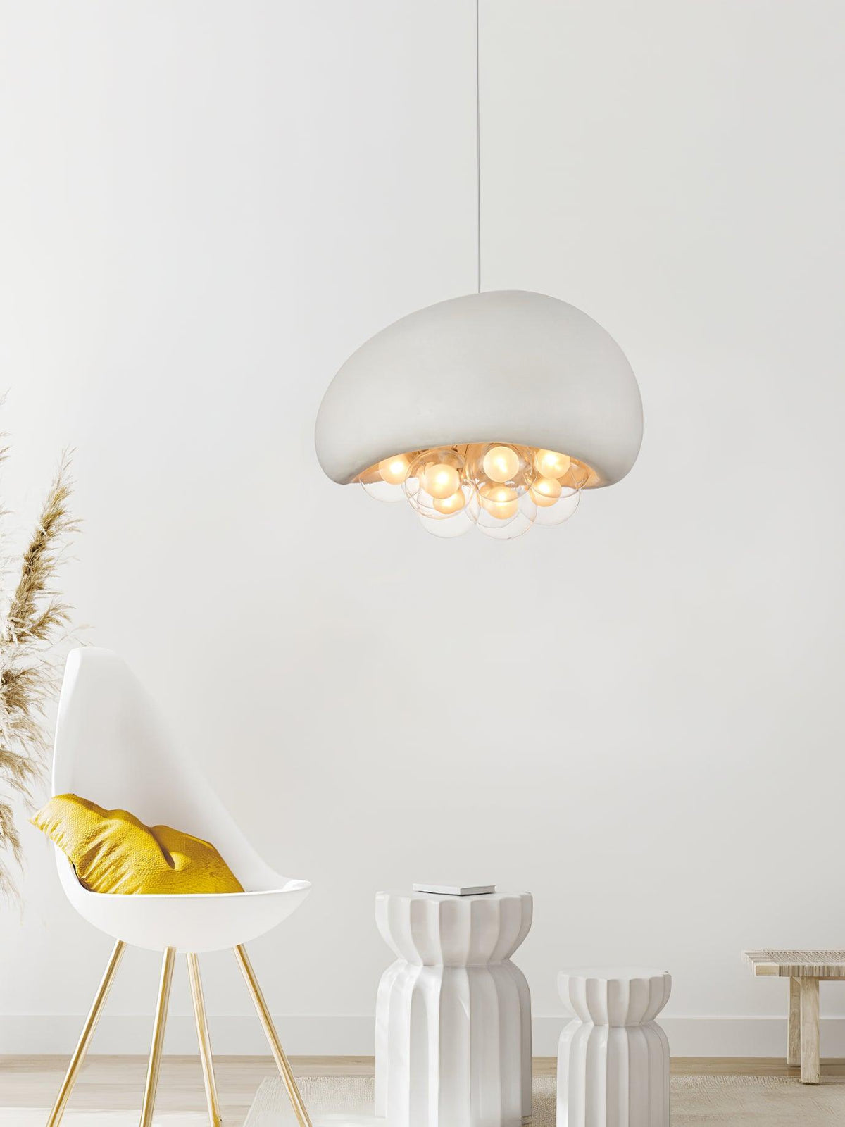 Bubble Pendant Lamp Cluster | Modern Sculptural Hanging Light | G9 Glass Spheres | Adjustable Suspension | Statement Ceiling Lighting