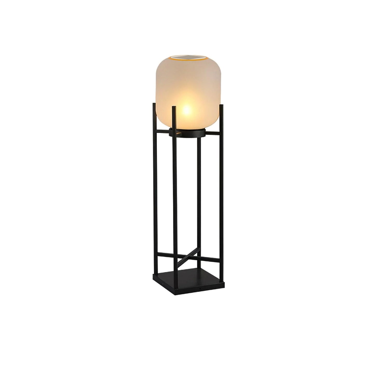 Solar Outdoor Floor Lamp Lantern | Stainless Steel Garden Light | IP65 Waterproof LED | Automatic Dusk-to-Dawn Lighting