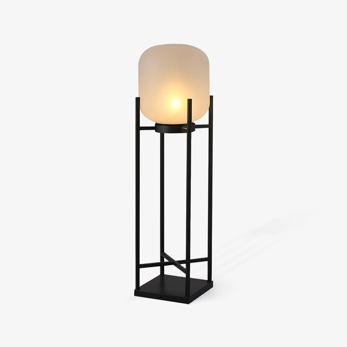 Solar Outdoor Floor Lamp Lantern | Stainless Steel Garden Light | IP65 Waterproof LED | Automatic Dusk-to-Dawn Lighting