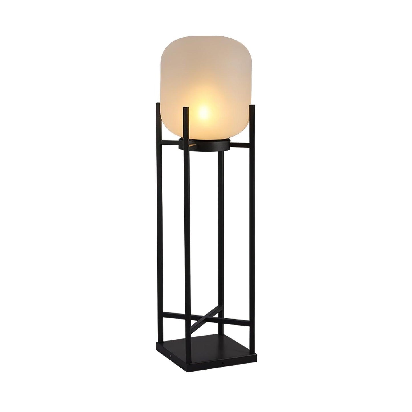Solar Outdoor Floor Lamp Lantern | Stainless Steel Garden Light | IP65 Waterproof LED | Automatic Dusk-to-Dawn Lighting