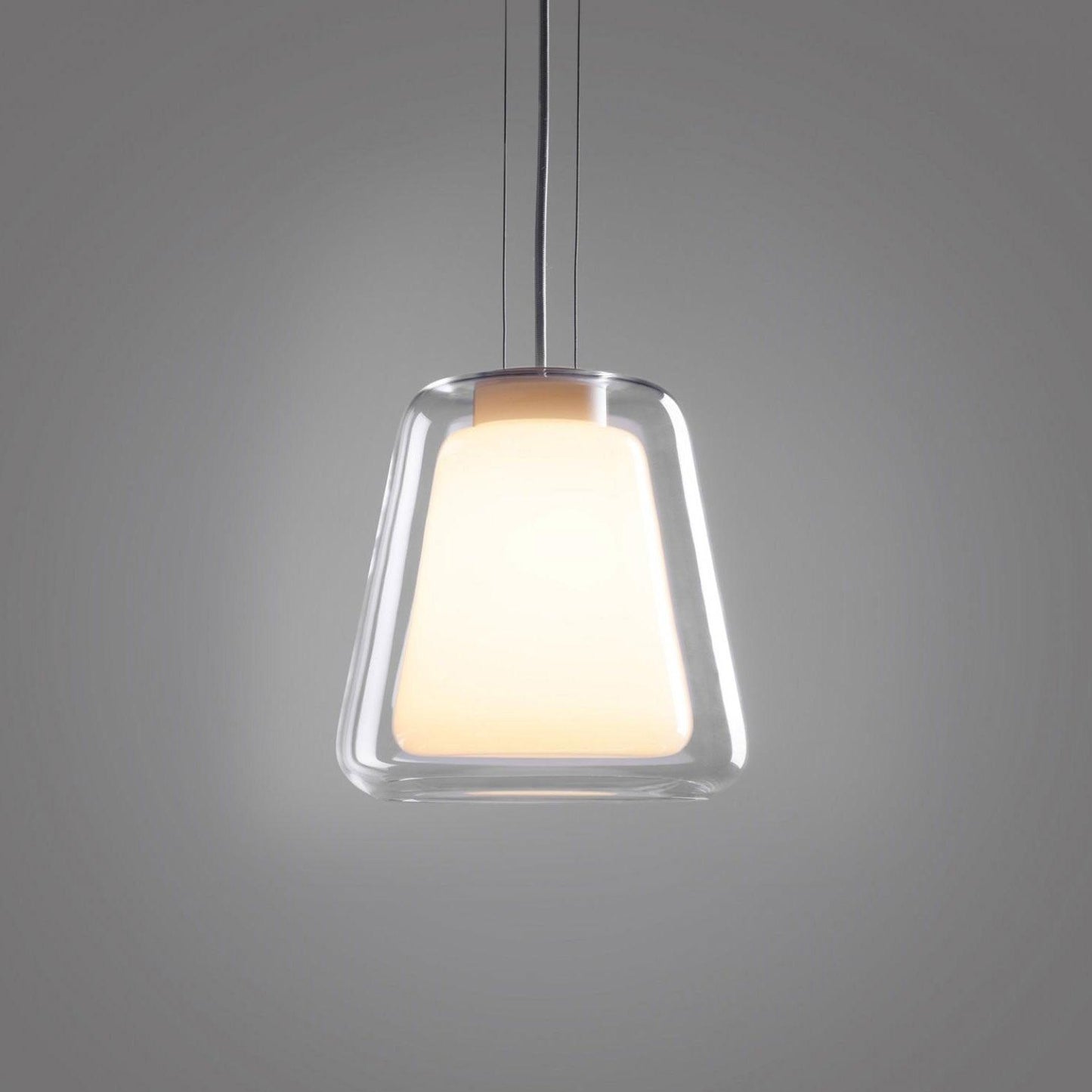Glass Pendant Light Lucinda Modern Design | E26 E27 Compatible | Metal Glass | Elegant Ceiling Lighting for Dining Room and Kitchen