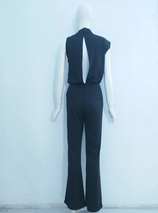 Alix - One-Shoulder Jumpsuit with Wide Legs