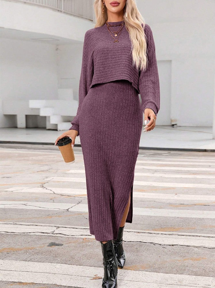 Natasha | Stylish Set | 2-Piece | Long Top | Long Flowing Skirt | Fashionable | Comfortable