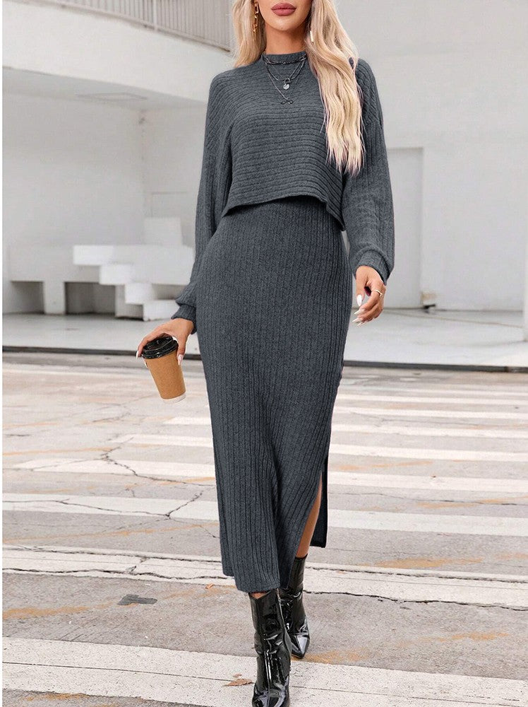 Natasha | Stylish Set | 2-Piece | Long Top | Long Flowing Skirt | Fashionable | Comfortable