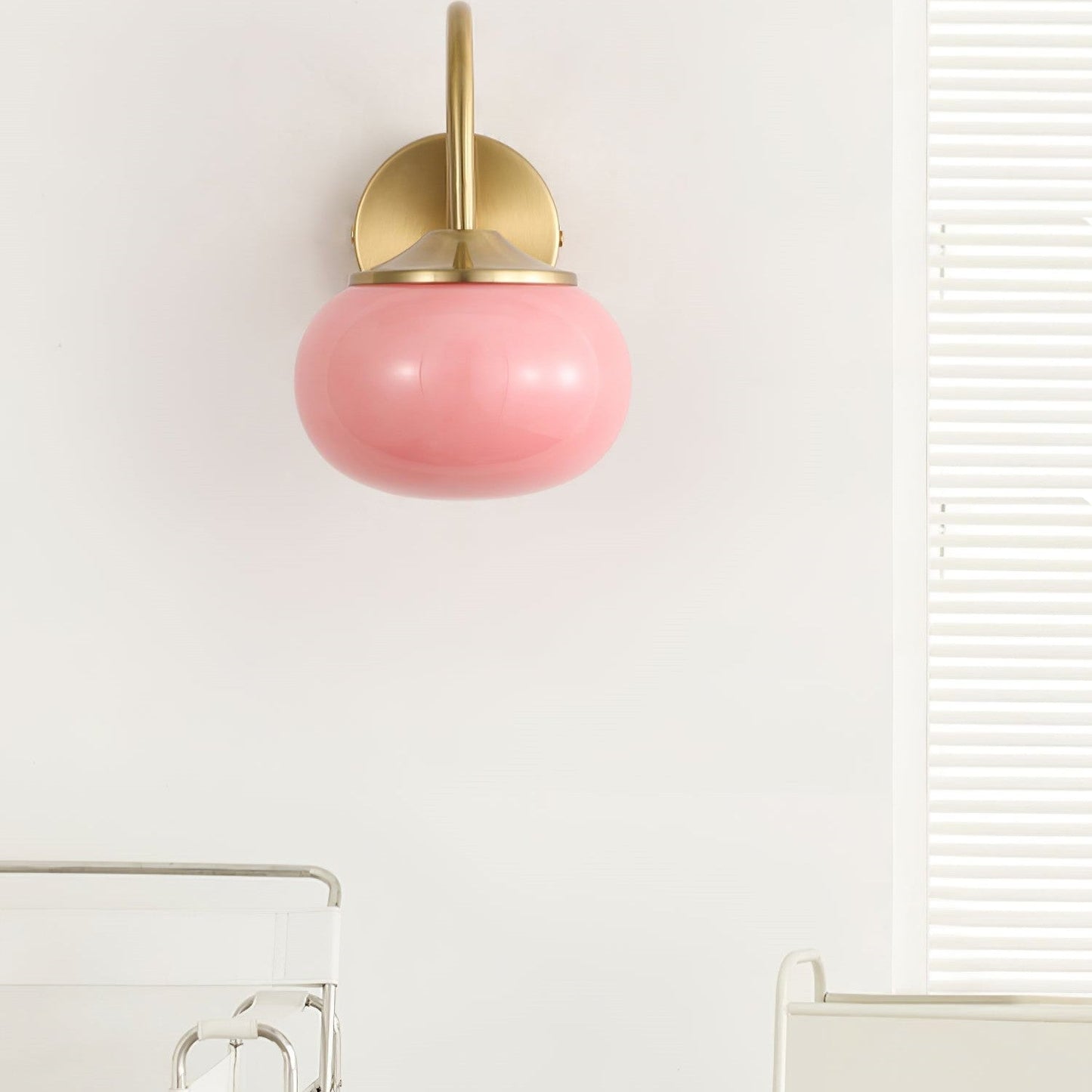 Marshmallow Wall Lamp Scandinavian Style | Soft Glow Wall Light | White Iron Fixture | E27 Indoor Lighting | Bedroom Living Room