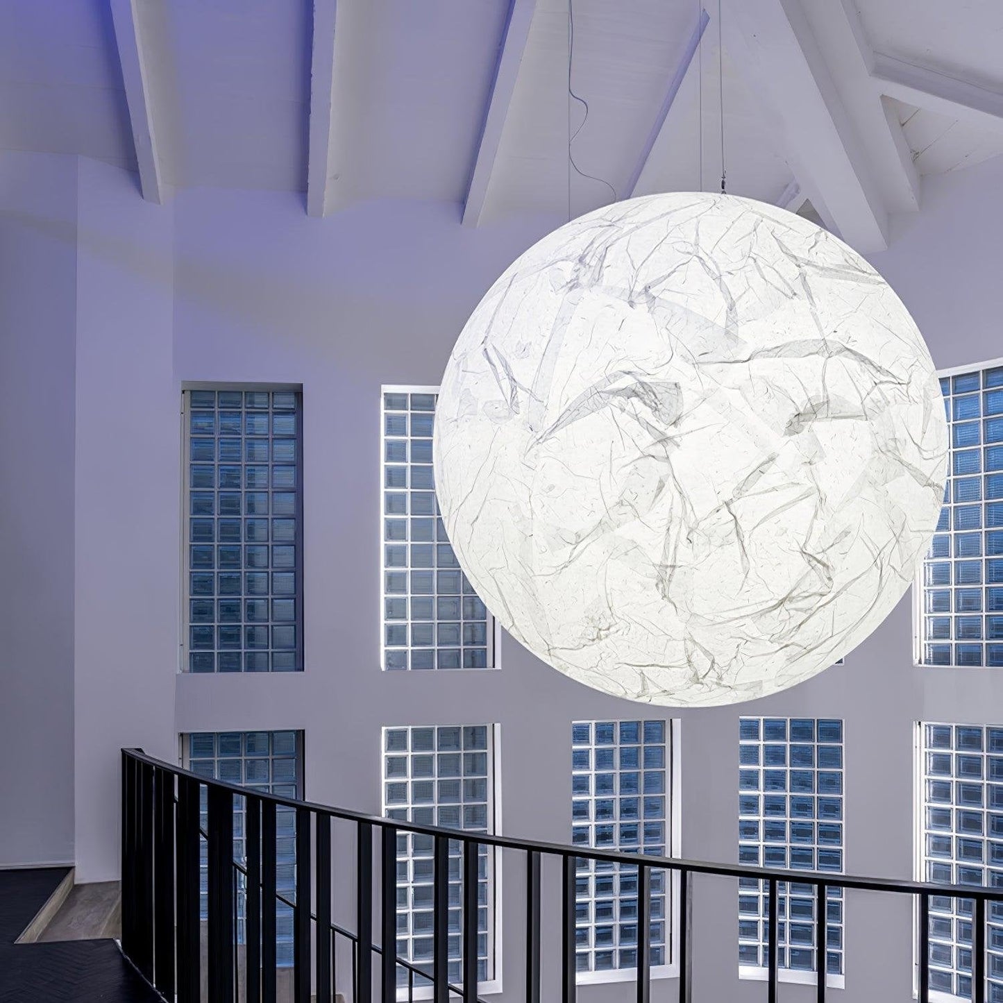 Moon Silk Pendant Lamp E26/E27 | Modern Silk & Acrylic Hanging Light | Adjustable Ceiling Fixture for Bedroom & Dining Room