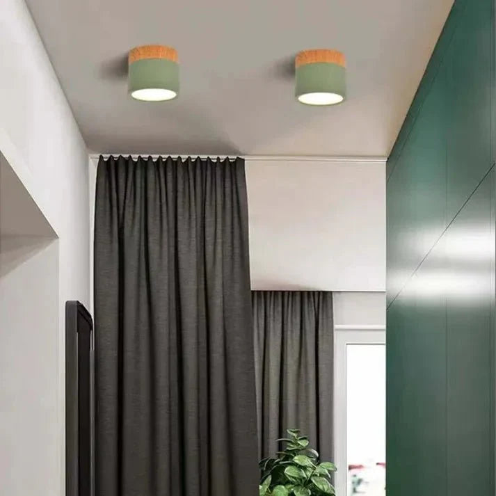Nordic Cylinder LED Ceiling Lamps for Hallways