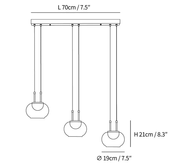 Mystique Halo Pendant Lamp