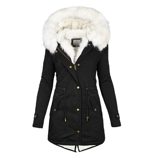 Women's Winter Coat | Warm Fleece Lined Jacket | Windproof Lined Outerwear | Comfortable Cold-Weather Layer