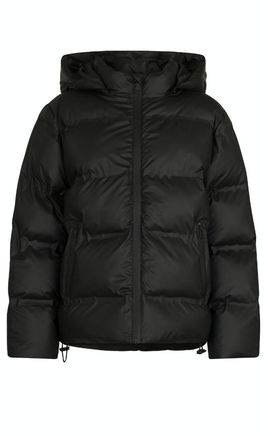 Black Down Jacket for Women | With Hood