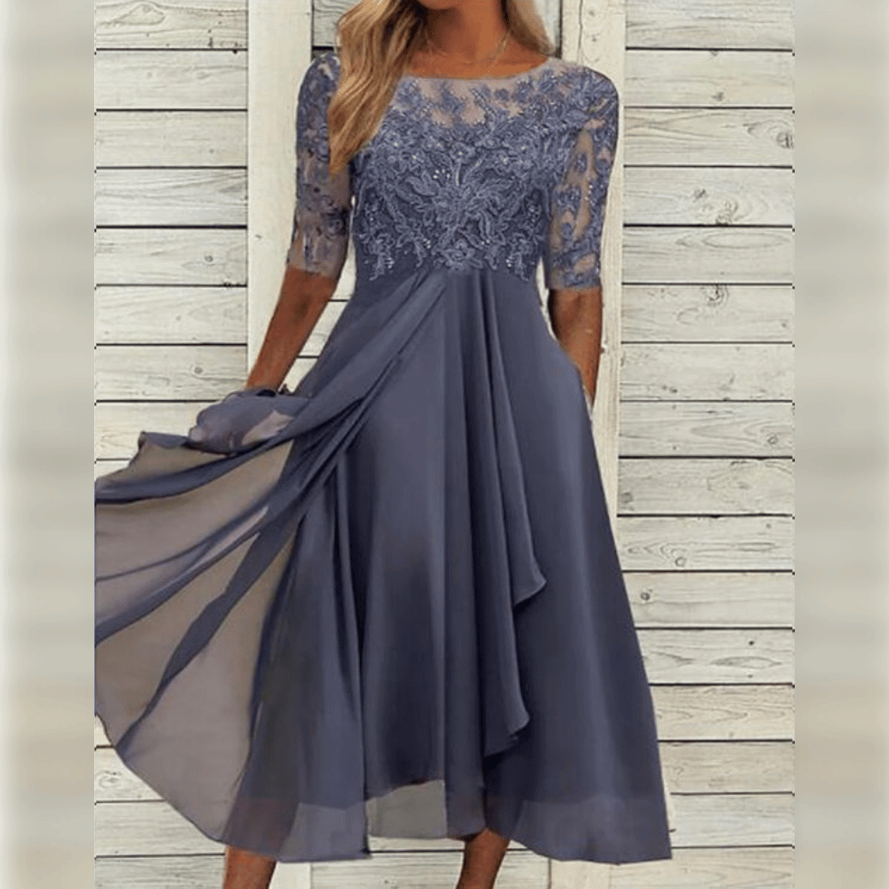Melisande - Elegant Chiffon Dress