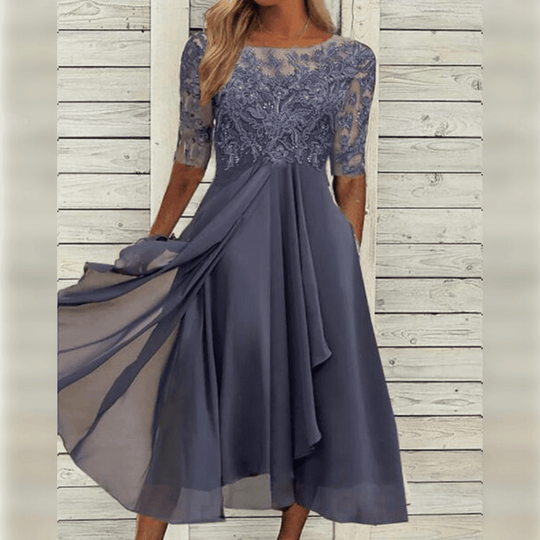 Melisande - Elegant Chiffon Dress