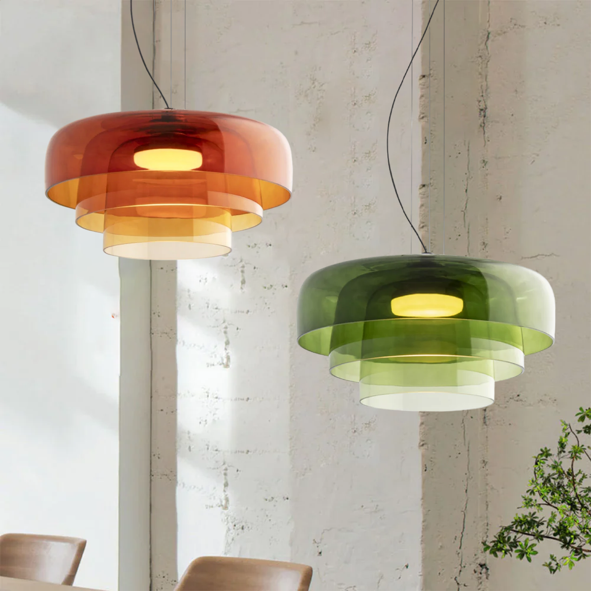 Glass Ceiling Lamp
