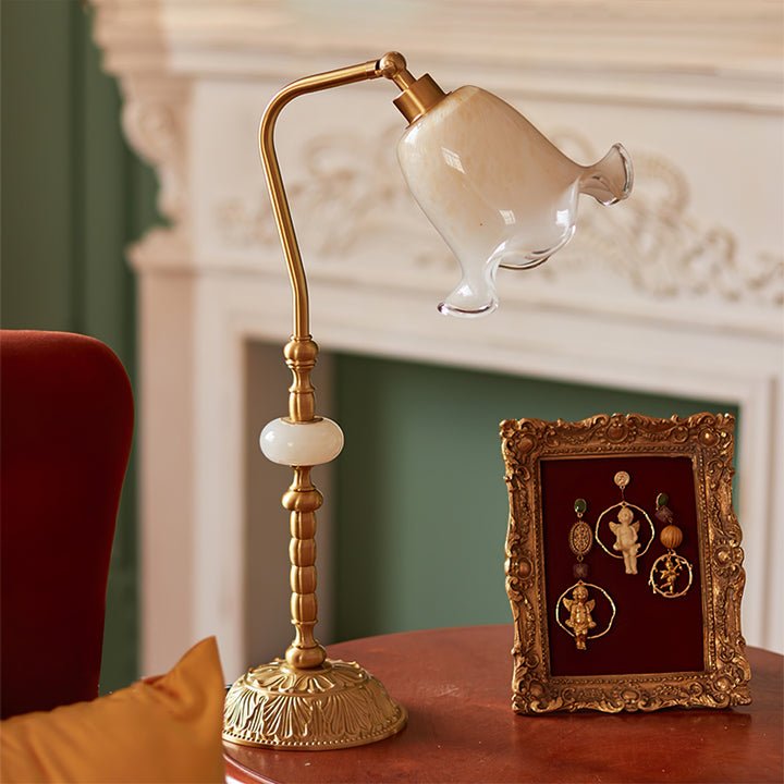 RoseLamp | Fashion Flower Brass Table Lamp