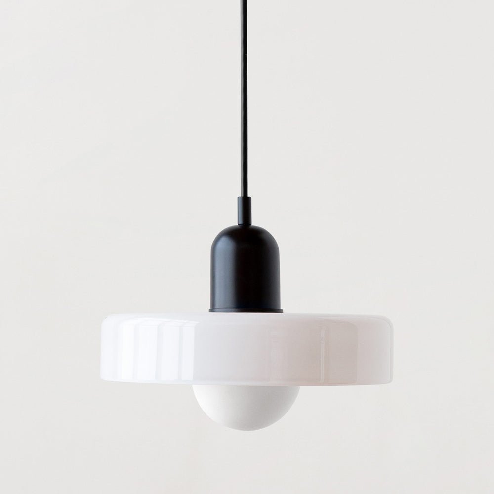 Bauhaus Pendant Lamp Made of Colored Glass