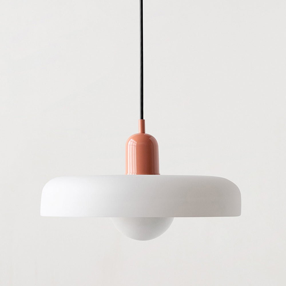 Bauhaus Pendant Lamp Made of Colored Glass
