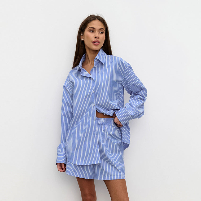 Fayelle - Striped Shirt (Free Shorts)