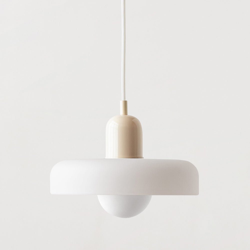Bauhaus Pendant Lamp Made of Colored Glass