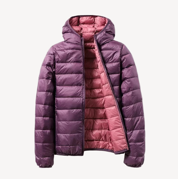 Lightweight transitional jacket for women | Hooded