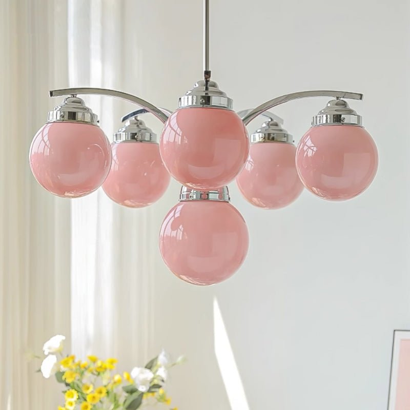 Retro Salamanca Round Glass Chandeliers